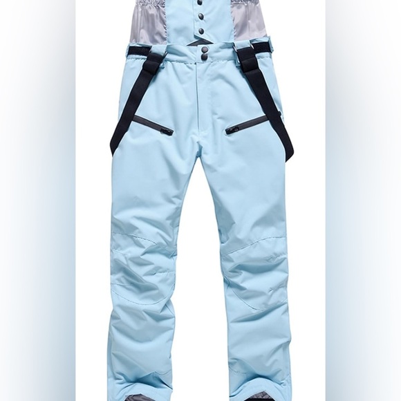 Women's Detachable Ski Bib Pants Outdoor Windproof Waterproof Snow Medium (072) - Picture 6 of 6
